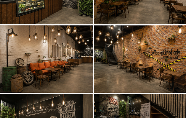 Café — commercial interior design