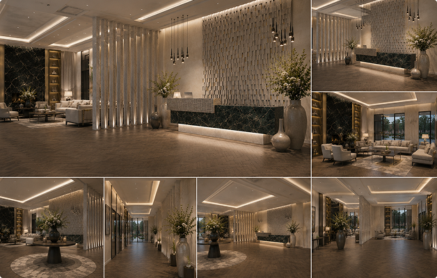 Hotel reception — boutique hotel